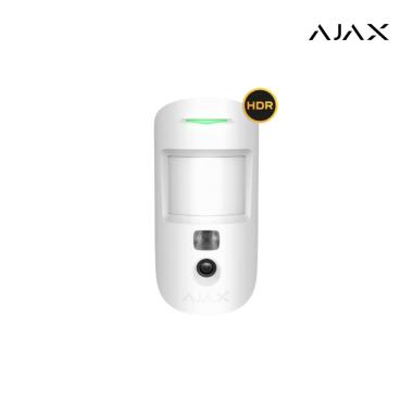 Ajax MotionCam HDR (8EU) ASP white I Rilevatore di movimento IR wireless che supporta la funzione di foto per allarme