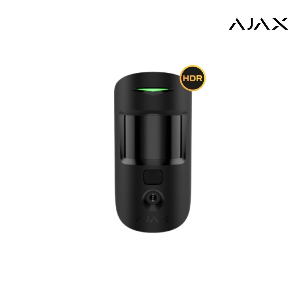 Ajax MotionCam HDR (PhOD) Jeweller (8EU) ASP black I Rilevatore di movimento PIR wireless con possibilità foto-verifica esterna