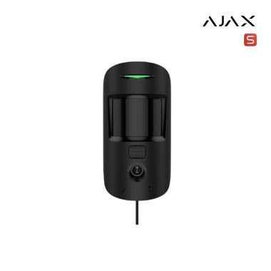 Superior MotionCam (PhOD) Fibra black I Rilevatore di movimento cablato con foto-verifica degli allarmi e immunità agli animali, supporta le foto su richiesta e foto per scenario