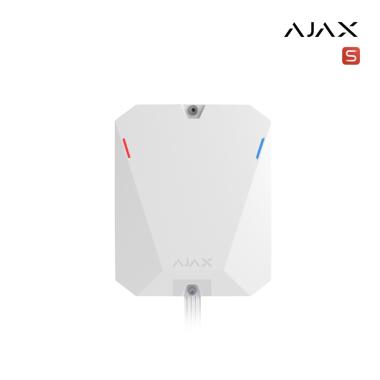 Superior MultiTransmitter Fibra white I Modulo di integrazione con 18 zone cablato per il collegamento di dispositivi di terze parti al sistema di sicurezza Ajax