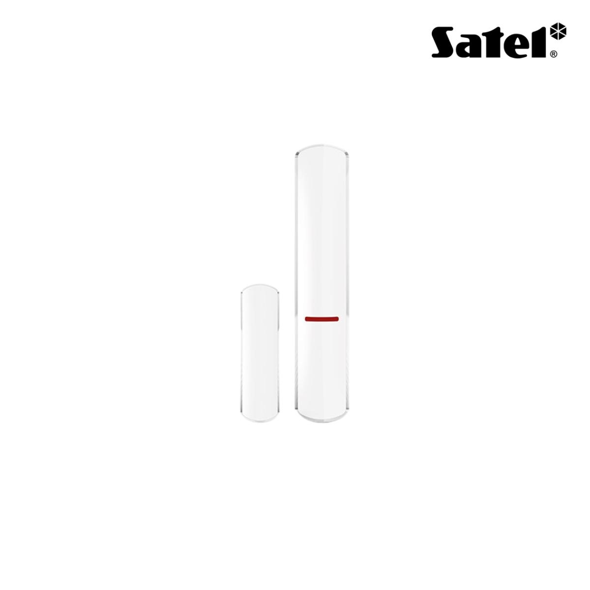 Rilevatore multifunzione da interno wireless: Contatto magnetico, vibrazione, antiallagamento, temperatura. Ingresso aggiuntivo NC o tapparella. Colore bianco