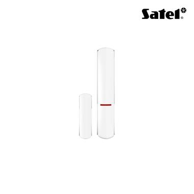 Rilevatore multifunzione da interno wireless: Contatto magnetico, vibrazione, antiallagamento, temperatura. Ingresso aggiuntivo NC o tapparella. Colore bianco