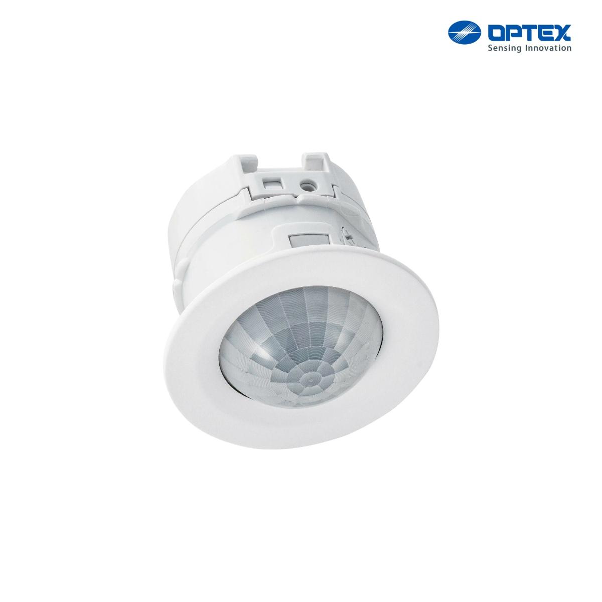 Rivelatore da soffitto, altezza di montaggio da m 2,5 a m 4,5, portata diametro m 6 a 360° - versione senza fili a basso assorbimento