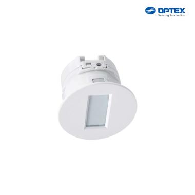 Rivelatore da incasso effetto tenda, altezza di montaggio da m 2,5 a m 4,5 - portata montaggio a soffitto 6,0 m x 1,0 m a 4,5 m di altezza