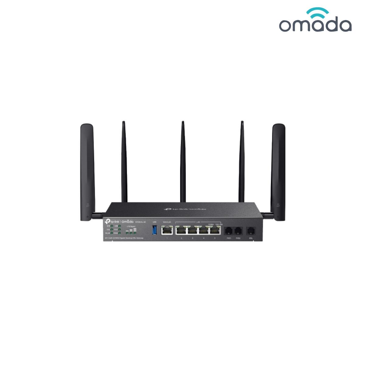 Omada 4G+ Cat6 AX3000 Gigabit Desktop DSL Gateway
