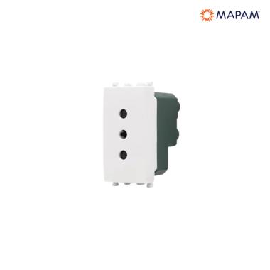 Presa 10a gem bianco