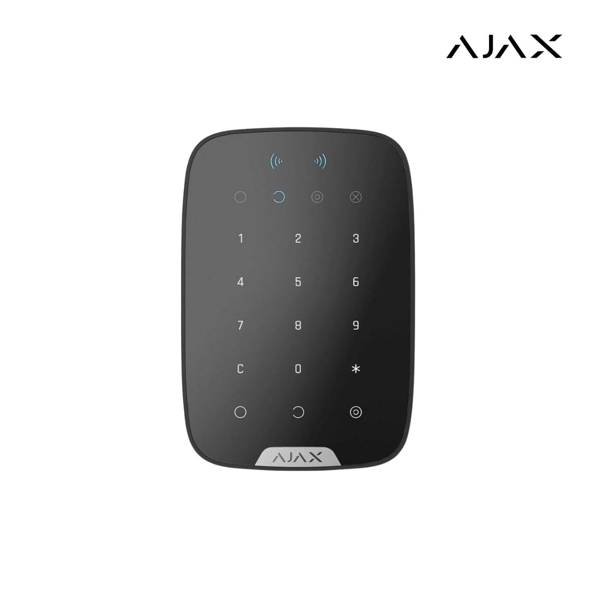 Keypad Plus ASP black I tastiera touch wireless che supporta carte e portachiavicontactless
