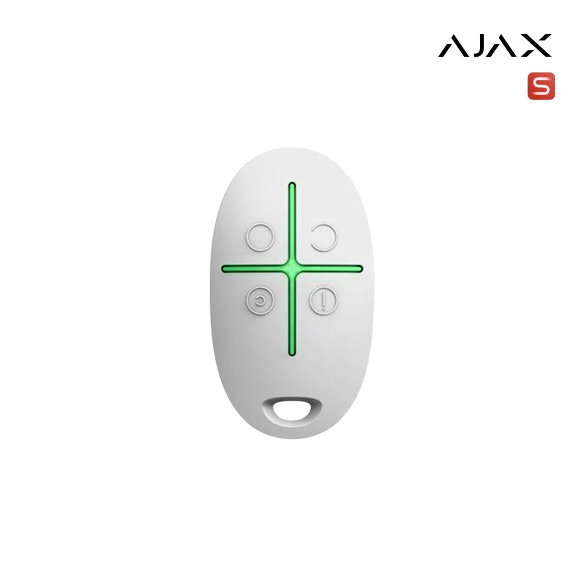 Ajax Superior SpaceControl Jeweller white I Telecomando wireless, bidirezionale con pulsante anti panico (Edizione Superior)