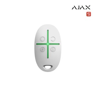 Ajax Superior SpaceControl Jeweller white I Telecomando wireless, bidirezionale con pulsante anti panico (Edizione Superior)