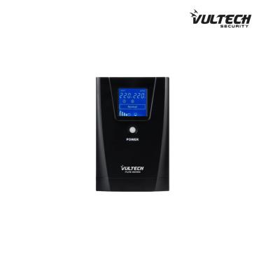 UPS 1000VA Gruppo Di Continuità Vultech UPS1000VA-PURE Line Interactive Con Onda Sinusoidale Pura e LCD
