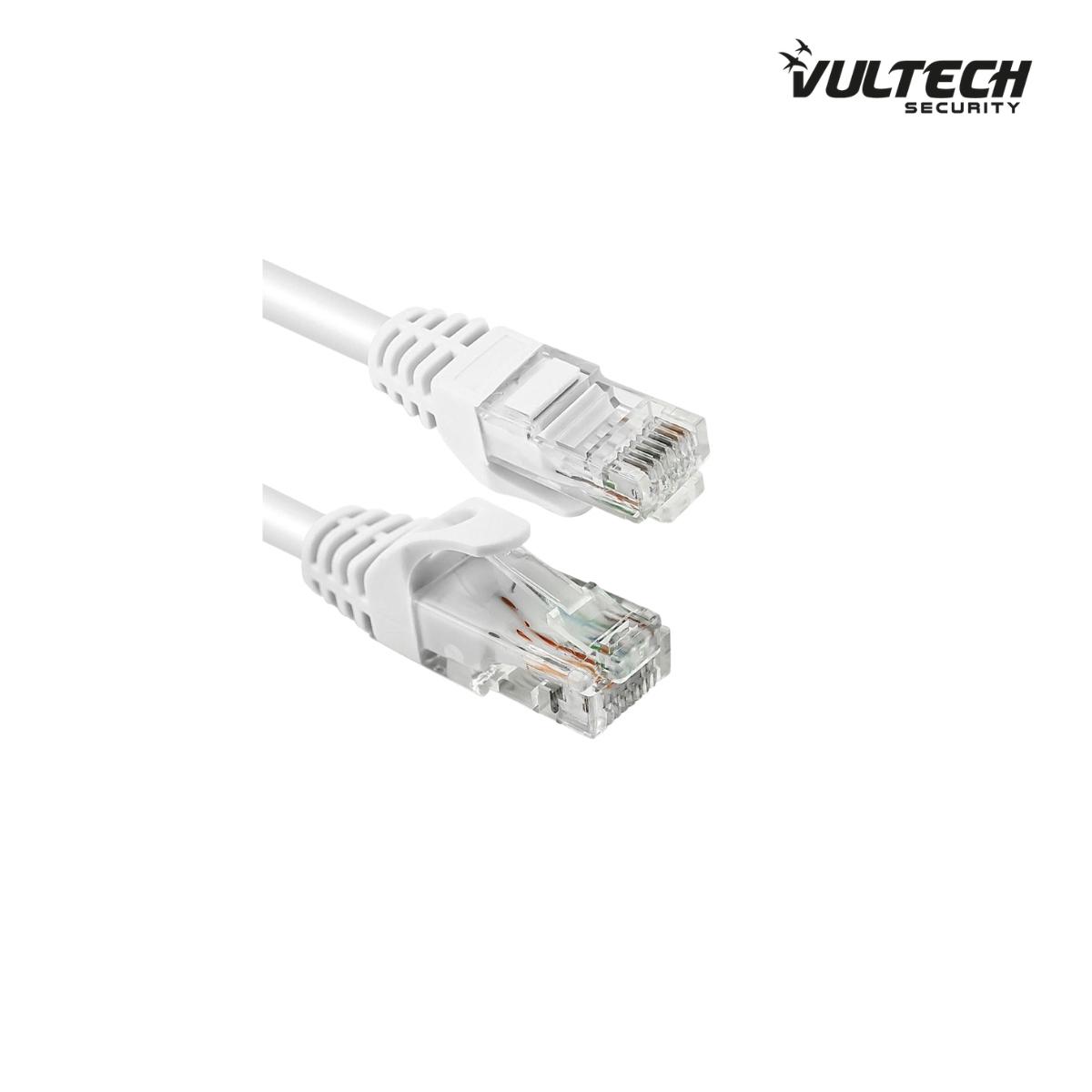 Cavo Ethernet Vultech UTP TAAU020-UTP-WH Categoria 6 Bianco 2 Mt