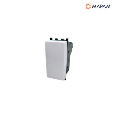 Deviatore unipolare gem bianco