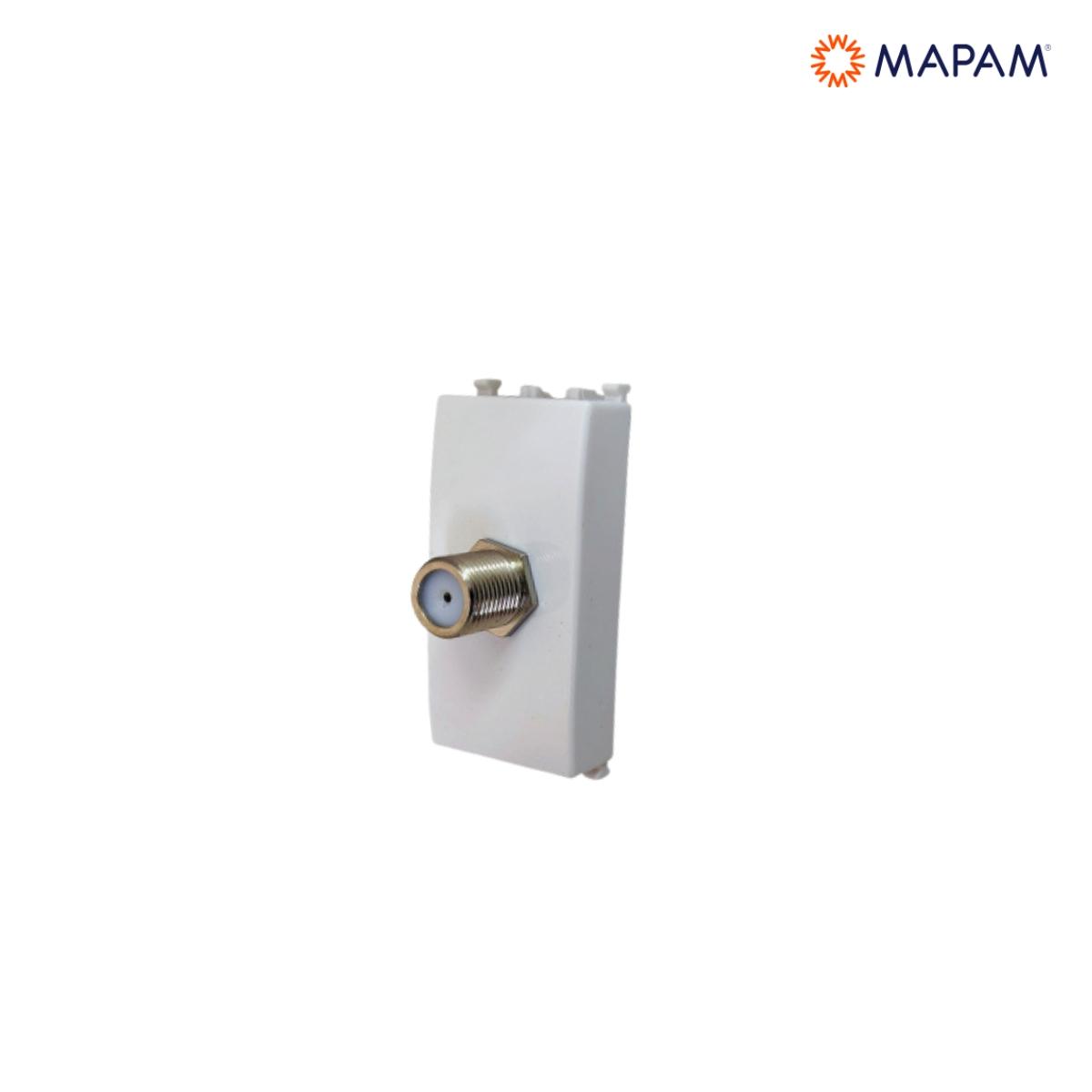 Presa satellitare gem 1p bianco