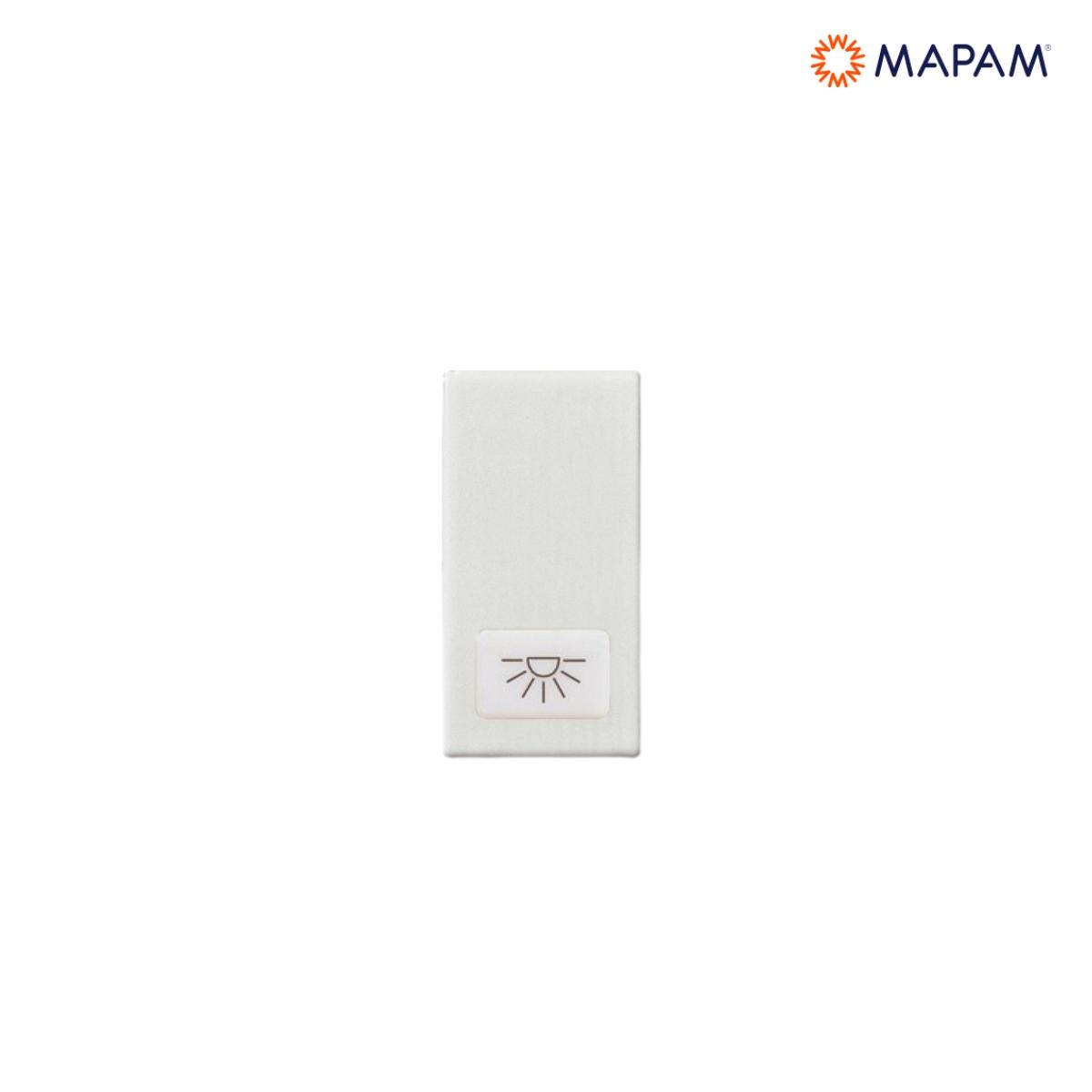 Cover pulsante luce gem bianco